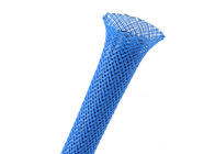 Longitud de encargo del rosa/de la cubierta flexible azul de la manga del cable para la protección del alambre