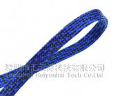 Desgaste azul - telar de alambre resistente del escudo térmico, abrigo de alta temperatura del alambre del algodón