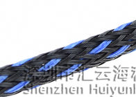 Manga trenzada expandible de poliéster PET para cables de protección / arneses de cables