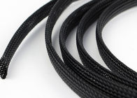 Desgaste - negro que envuelve trenzado extensible resistente para la protección adicional del cable