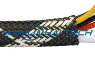 El ANIMAL DOMÉSTICO/el nilón/el algodón extensibles/estañaron envolver trenzado de cobre para la protección del arnés de cable
