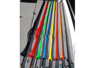 manga colorida de caña de pescar de los protectores de trole del ANIMAL DOMÉSTICO de 40m m para echar Rod