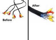 Arnés de cable trenzado eléctrico del USB que envuelve, prueba trenzada de la llama que envuelve