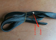 El abrigo de encargo del cable de la manga de la cremallera, Zipper la manga trenzada para el arnés de cable