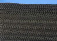 Manga extensible negra de la protección del calor del alambre para el arnés de cable