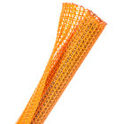 El uno mismo anaranjado del ANIMAL DOMÉSTICO que envuelve envolver trenzado partido para el alambre aprovecha la protección