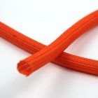 El uno mismo anaranjado del ANIMAL DOMÉSTICO que envuelve envolver trenzado partido para el alambre aprovecha la protección