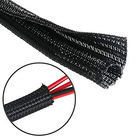 Cubierta flexible del velcro del cable del gancho de nylon de la manga y del alambre cruzado del lazo