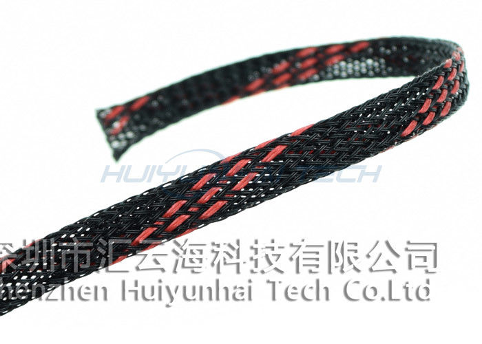 Manga a prueba de calor modificada para requisitos particulares del alambre del color ignífuga para el entretenimiento del cable