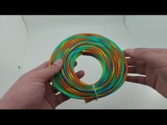 - Poliéster anti-abrasivo PET Extensible Braided Sleeve para la protección del cable