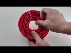 Retardante de llamas PET Expandible trenzado con manga de alta densidad