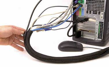comprar Alambre eléctrico negro/azul de calor de la prueba de la manga durable del cable, que forra fabricación en línea