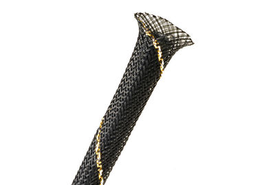 comprar cable trenzado extensible de 23m m que envuelve el ANIMAL DOMÉSTICO negro Monfilament para la gestión de cable fabricación en línea