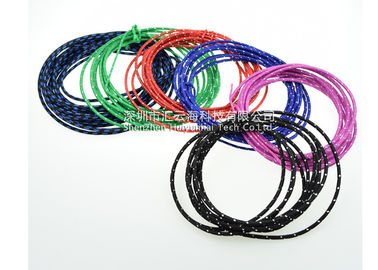 comprar Alta densidad trenzada algodón del halógeno de la protección del cable que envuelve libremente fabricación en línea