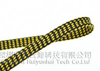 La mezcla colorea la anchura de encargo que envuelve trenzada algodón de los PP para la protección del cable de alambre