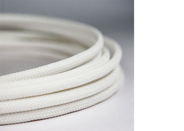 comprar Tamaño de encargo de la manga de nylon trenzada extensible blanca respetuoso del medio ambiente fabricación en línea