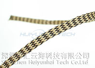 manga da alta temperatura redonda del alambre de 4m m, manga a prueba de calor trenzada para el cable