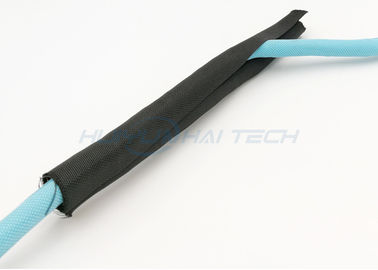 comprar Uno mismo que envuelve la envoltura de cable tejida, envolver negro/del amarillo del alambre y del cable fabricación en línea