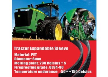 comprar El envolver trenzado eléctrico negro/gris, manga de protección del cable para industrial fabricación en línea