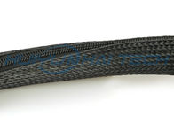 Alta peso ligero modificado para requisitos particulares abrigo trenzado del tamaño del cable de la cremallera manga ignífuga