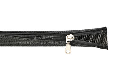 comprar Abrigo trenzado manga automotriz del cable de la cremallera para la protección excepcional del cable fabricación en línea