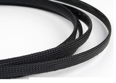 comprar El alambre cruzado flexible extensible cubre las mangas resistentes al fuego del cable del monofilamento del poliéster fabricación en línea