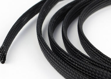 comprar Desgaste - negro que envuelve trenzado extensible resistente para la protección adicional del cable fabricación en línea