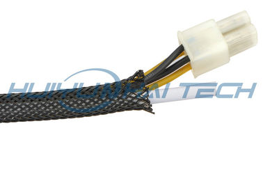 comprar El envolver trenzado extensible del ANIMAL DOMÉSTICO ULTRAVIOLETA de la resistencia, el envolver incombustible modificado para requisitos particulares del alambre del tamaño fabricación en línea