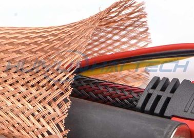 comprar La meta estañó envolver trenzado de cobre, cable extensible que protegía la manga fabricación en línea