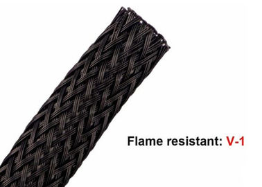 comprar Alta densidad que envuelve trenzada eléctrica del poliéster sólido 8m m para el arnés de cable auto fabricación en línea