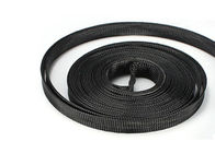 uso trenzado extensible de la protección de la gestión de cable del ANIMAL DOMÉSTICO negro de 40m m que envuelve