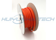 El envolver trenzado de alta temperatura del color rojo para la protección del arnés del alambre/de la manguera/de cable