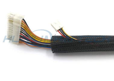 comprar Tipo abierto manga de protección trenzada partida del cable, manga da alta temperatura del alambre fabricación en línea