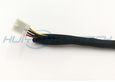 comprar Uno mismo negro que envuelve envolver trenzado partido, arnés de cable de cierre automático de la manga fabricación en línea