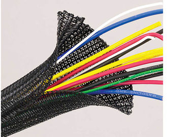 comprar Abrigo trenzado de cierre automático del ANIMAL DOMÉSTICO material, cubierta flexible del alambre cruzado para el cable fabricación en línea