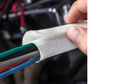 comprar Manga de protección caliente del cable del corte del cuchillo, uno mismo que envuelve aduana que envuelve trenzada fabricación en línea