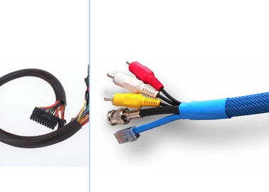 comprar Uso incombustible trenzado extensible de la gestión del arnés de cable del ANIMAL DOMÉSTICO de Flexo que envuelve fabricación en línea