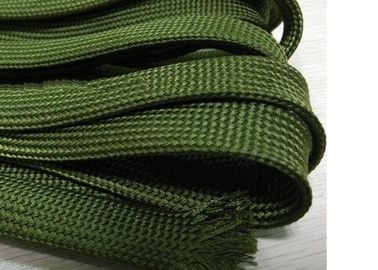 comprar Desgaste que envuelve trenzado eléctrico verde de Nomex - resistente para la gestión de cable fabricación en línea