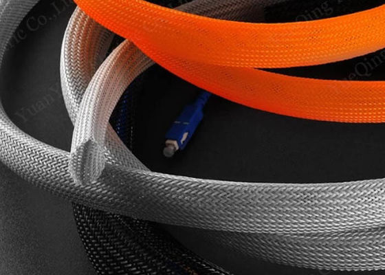 comprar El cable durable de la resistencia de abrasión trenzó la manga para el arnés de cable fabricación en línea