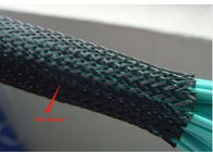 Manga extensible negra de la protección del calor del alambre para el arnés de cable
