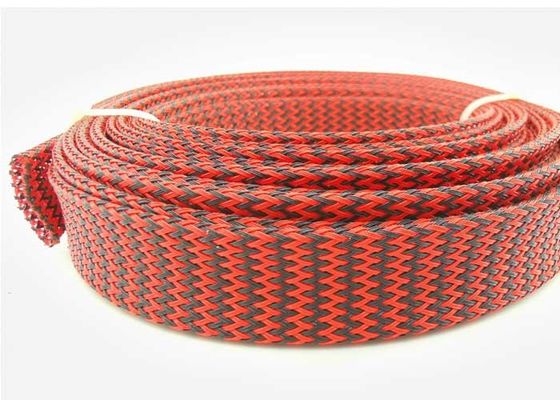 comprar El ANIMAL DOMÉSTICO negro rojo trenzó el alambre a prueba de calor envuelve la anchura de 1m m 150m m fabricación en línea