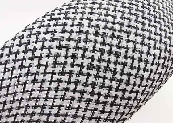 comprar Haz de cables eléctrica que envuelve trenzada extensible del ANIMAL DOMÉSTICO blanco negro de 3.0m m fabricación en línea