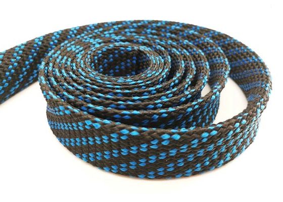 comprar Cable trenzado extensible del ANIMAL DOMÉSTICO negro que envuelve la haz de cables eléctrica 3.0m m fabricación en línea