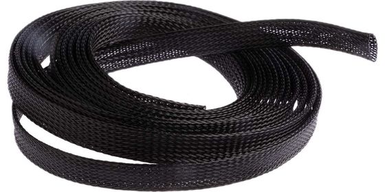 comprar Manga trenzada extensible 2.0m m del cable del negro del animal doméstico de la flexibilidad 80.0m m fabricación en línea
