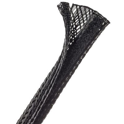 comprar El multifilamento colorido de la resistencia de abrasión de la manga del cable del velcro de VW 1 trenzó las mangas fabricación en línea