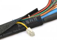 La manga flexible durable del cable del velcro para el alambre aprovecha la protección de la gestión