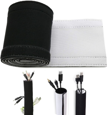 comprar manga del cable del velcro del neopreno de la anchura de 110m m soportable para la protección del cable fabricación en línea