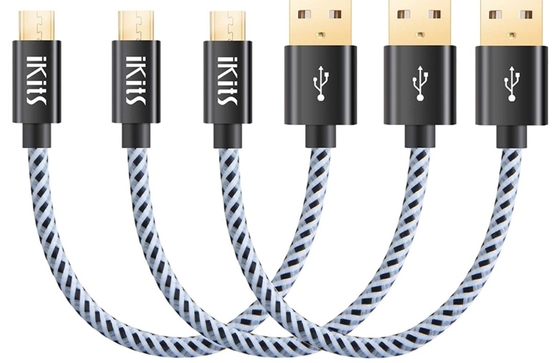 comprar El alto algodón flexible de 50m m trenzó la manga del cable de HDMI que envolvía fabricación en línea