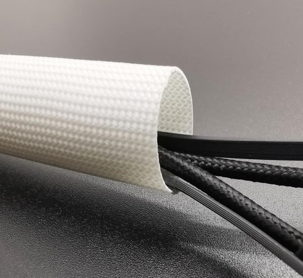 comprar El envolver trenzado de alta temperatura de la manga del cable de la prueba de calor de la fibra de vidrio IATF16949 fabricación en línea