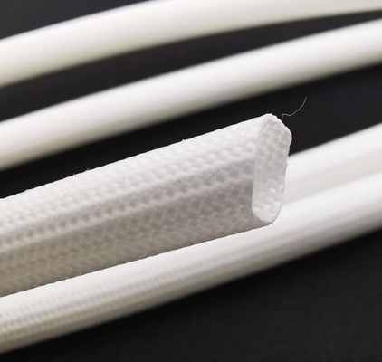 comprar Manga da alta temperatura de la fibra de vidrio de la manga a prueba de calor libre del alambre del álcali fabricación en línea